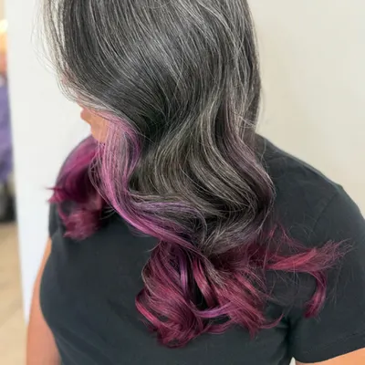 Accent highlight with vivid color in full affect